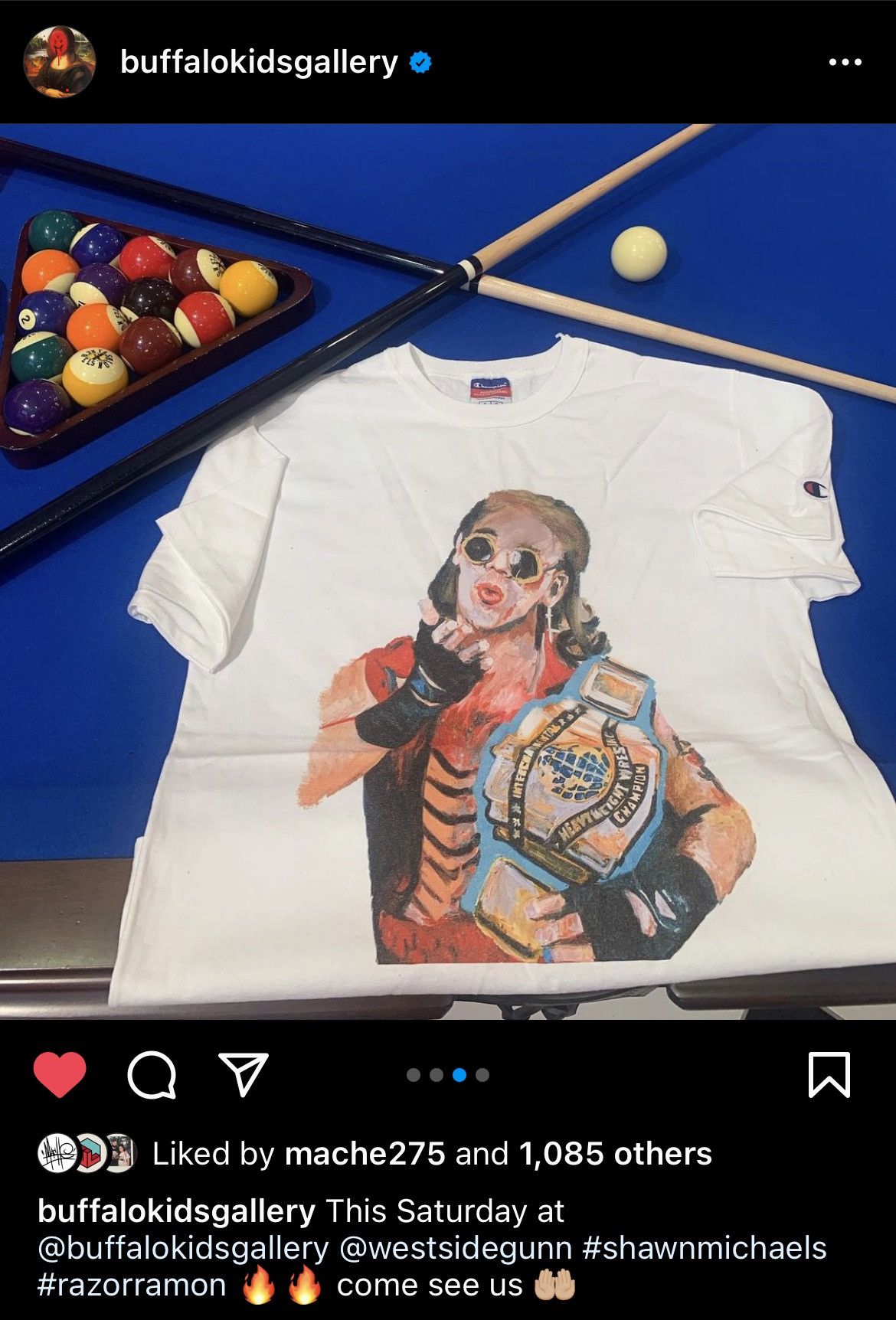 Champion × Rap Tees GXFR Westside Gunn Shawn Michaels 4thRope Champion XL Size US XL / EU 56 / 4 - 6 Thumbnail