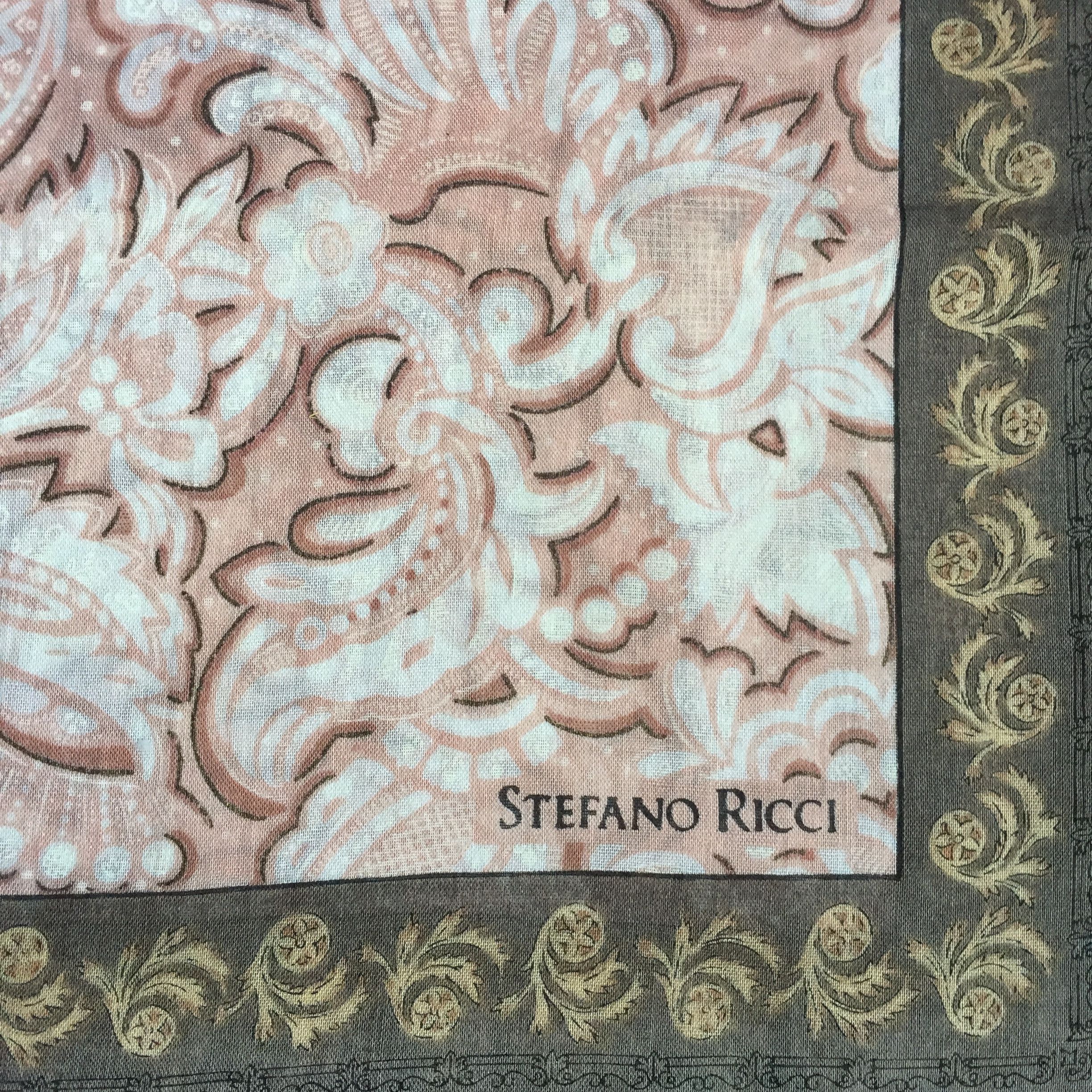 Chemise De Luxe En Soie Stefano Ricci - Taille 17 - Poignets Baril - Neuf Sans étiquettes