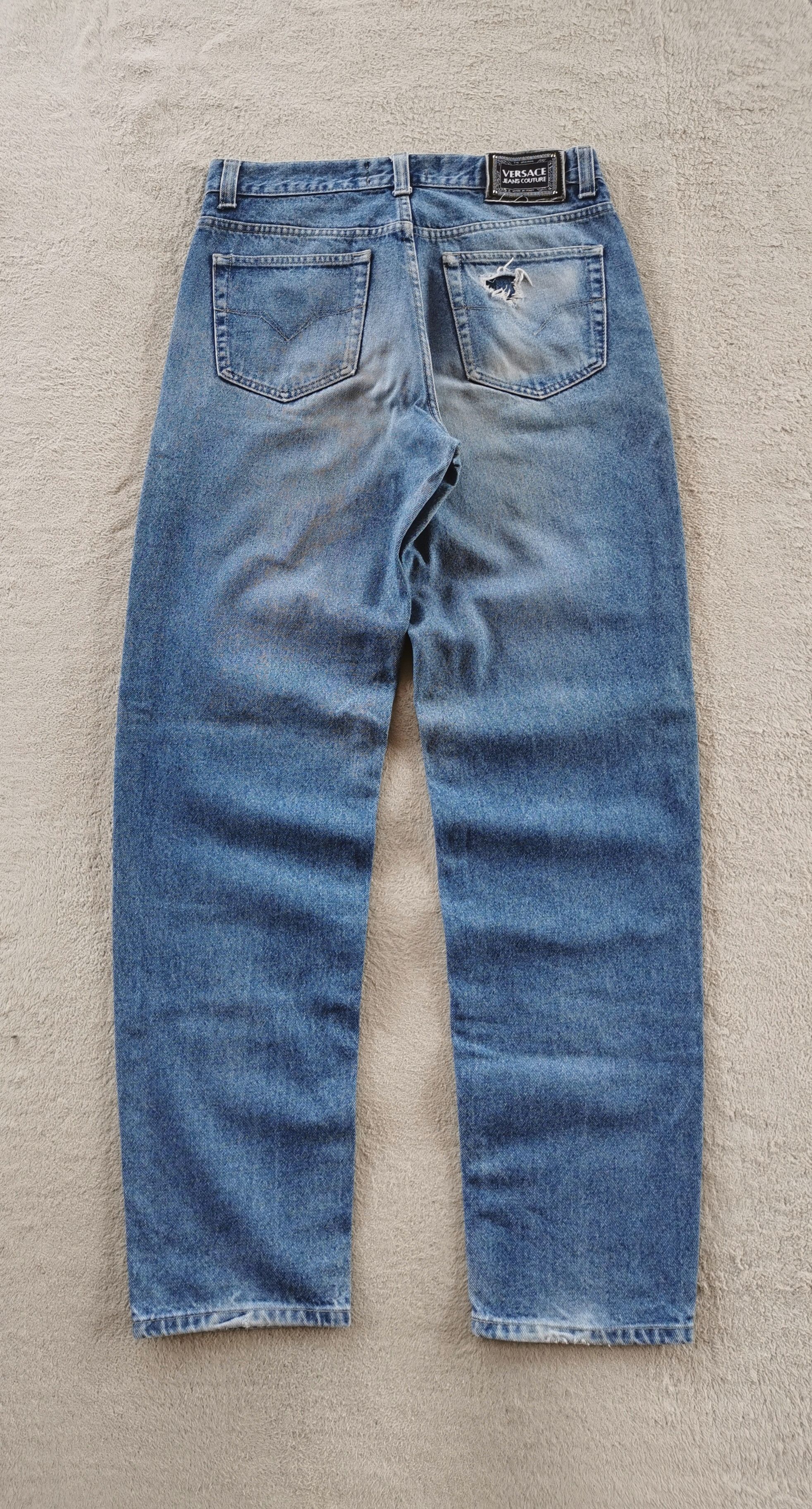 Versace Vintage Versace Faded Blue Jeans Size US 32 / EU 48 - 6 Thumbnail