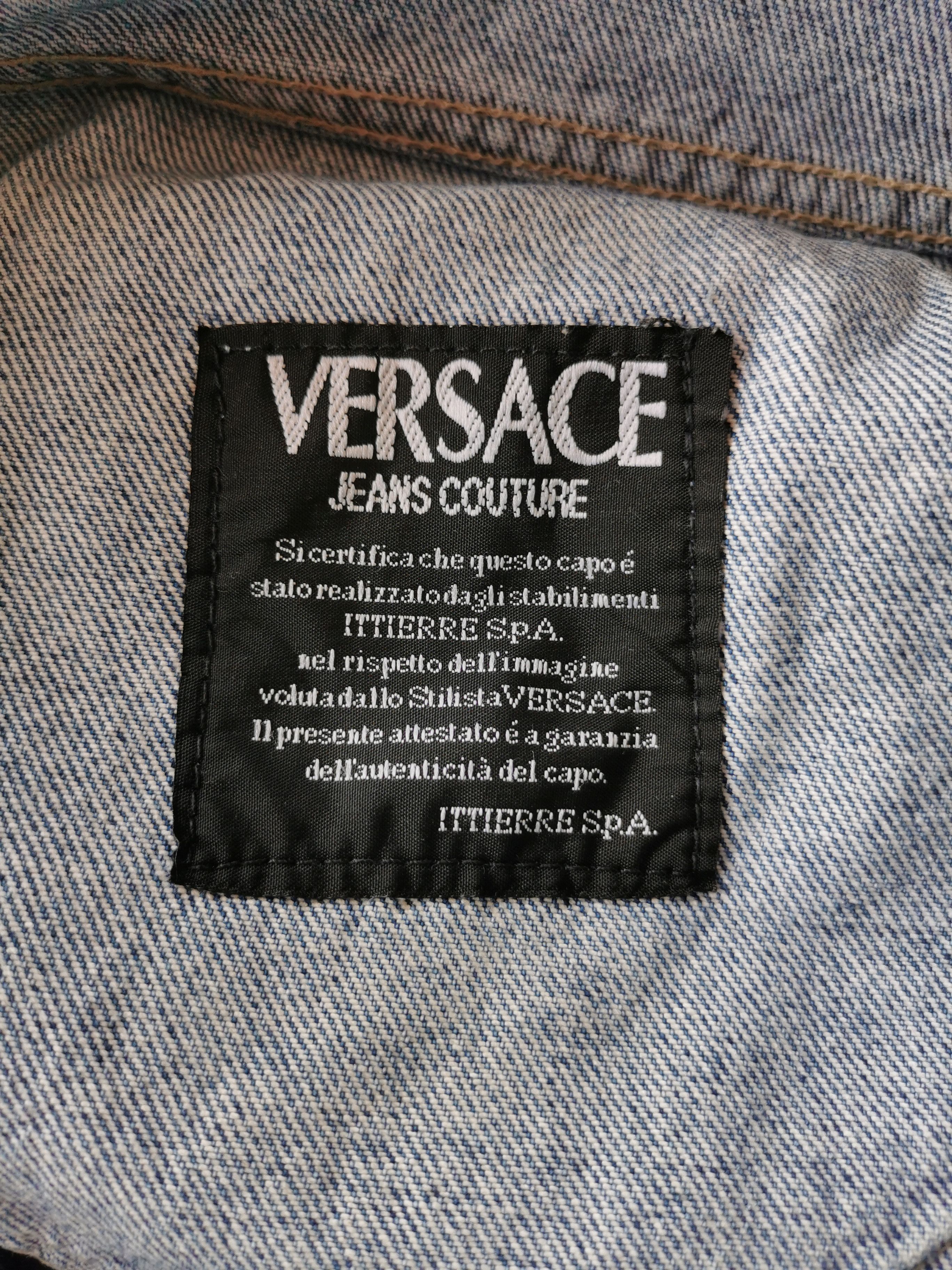 Versace Vintage Versace Faded Blue Jeans Size US 32 / EU 48 - 8 Thumbnail
