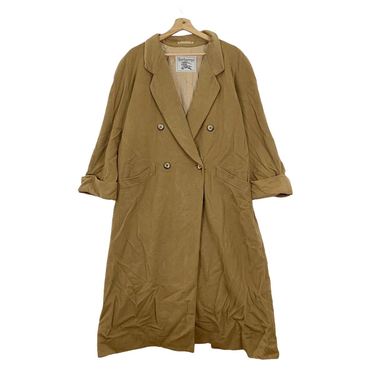Burberry Vintage Burberrys Of London Wool Long Coat Size US L / EU 52-54 / 3 - 1 Thumbnail