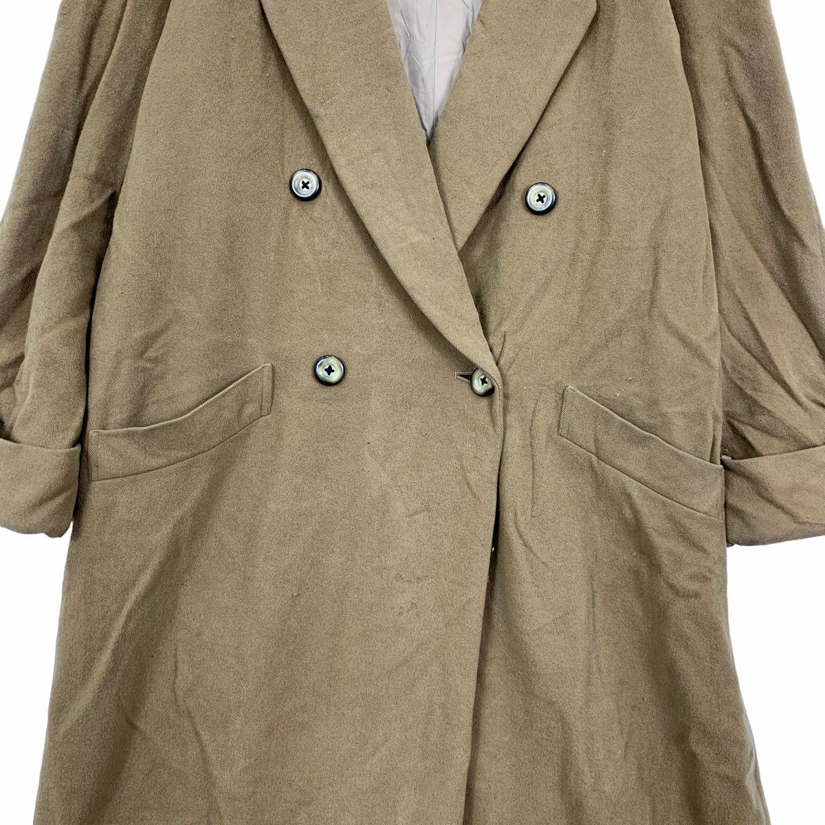Burberry Vintage Burberrys Of London Wool Long Coat Size US L / EU 52-54 / 3 - 3 Thumbnail