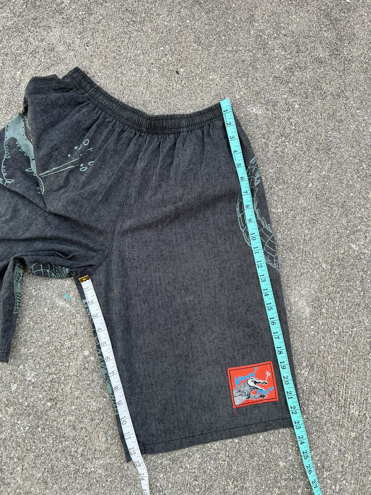 Vintage Vintage Kansai Yamamoto Man Godzilla Crocodile Short Pant Size US 31 - 4 Thumbnail