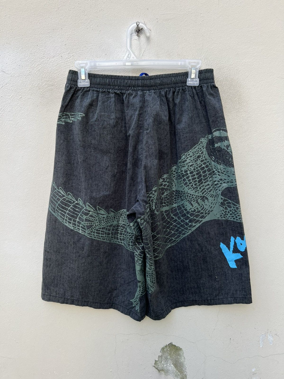 Vintage Vintage Kansai Yamamoto Man Godzilla Crocodile Short Pant Size US 31 - 13 Thumbnail