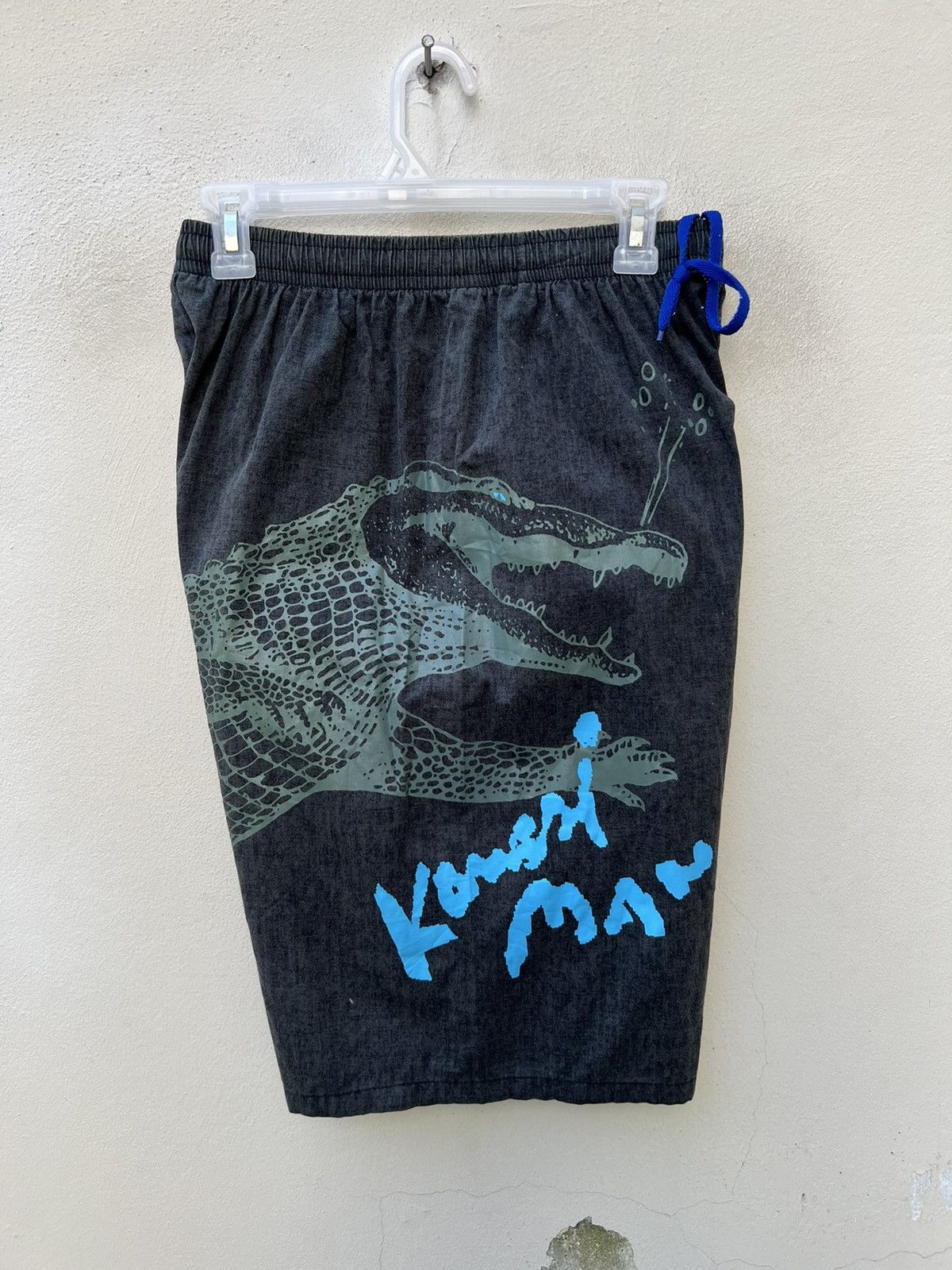 Vintage Vintage Kansai Yamamoto Man Godzilla Crocodile Short Pant Size US 31 - 17 Thumbnail