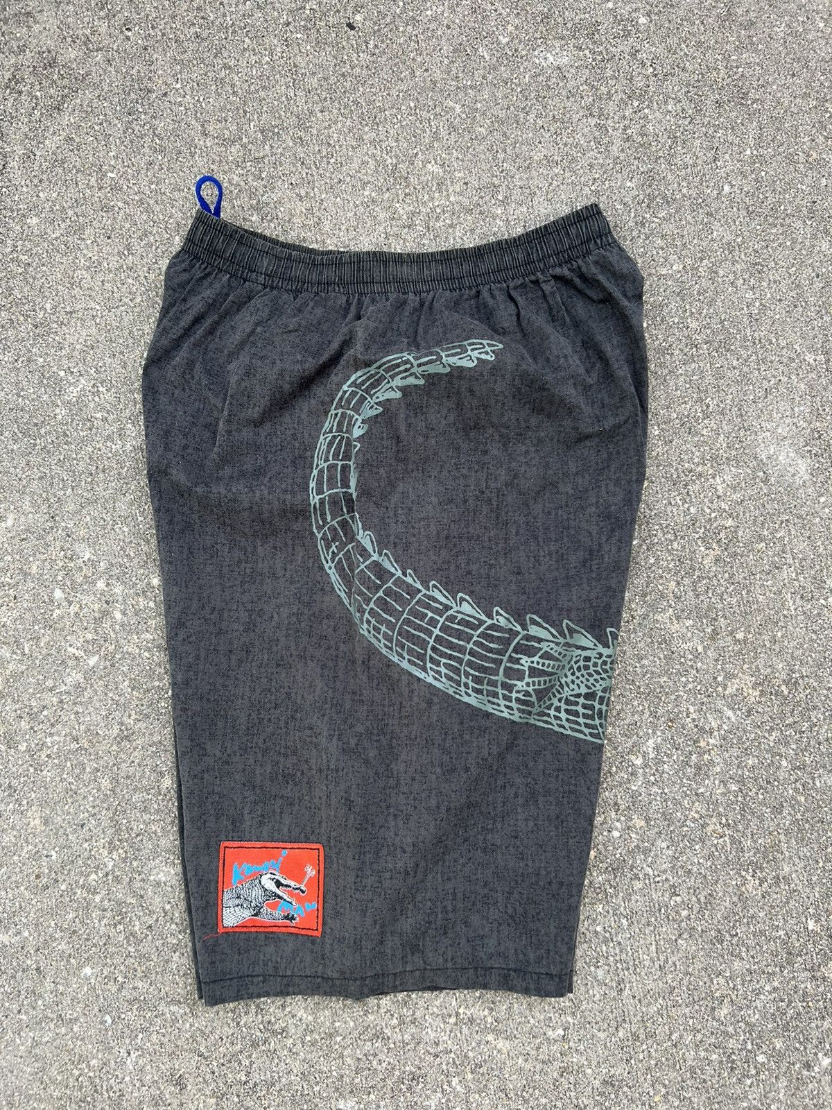Vintage Vintage Kansai Yamamoto Man Godzilla Crocodile Short Pant Size US 31 - 7 Thumbnail