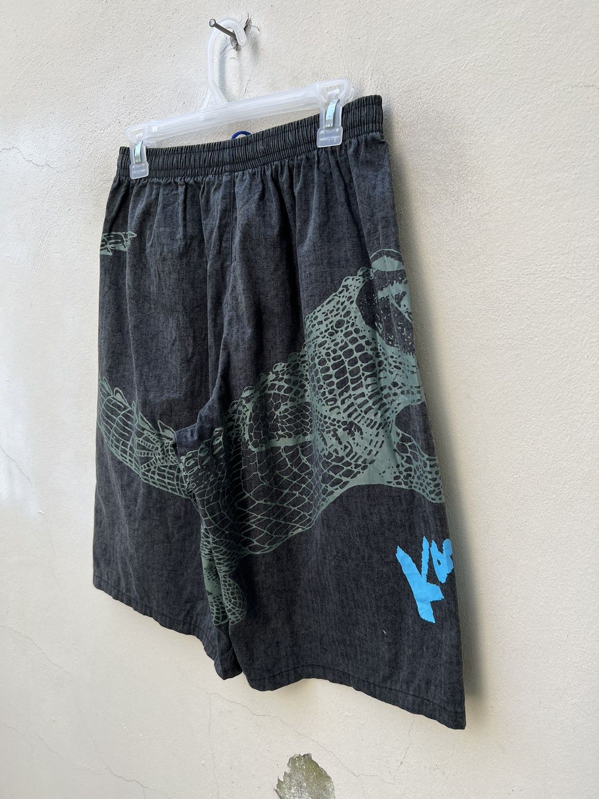 Vintage Vintage Kansai Yamamoto Man Godzilla Crocodile Short Pant Size US 31 - 14 Thumbnail