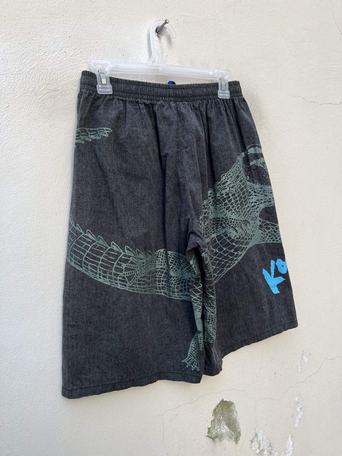 Vintage Vintage Kansai Yamamoto Man Godzilla Crocodile Short Pant Size US 31 - 15 Thumbnail