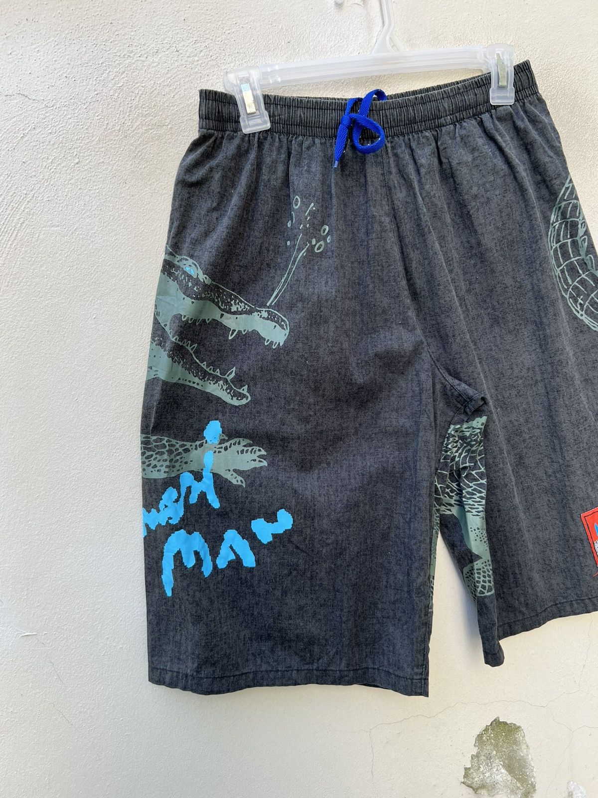 Vintage Vintage Kansai Yamamoto Man Godzilla Crocodile Short Pant Size US 31 - 9 Thumbnail