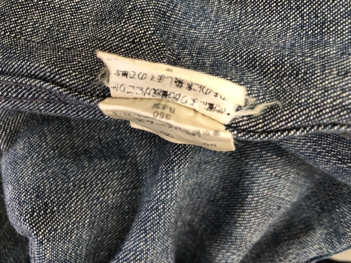 Beams Plus × Vintage Vintage 90s Beams Japan Bleached Thick Denim Western Shirt Size US M / EU 48-50 / 2 - 20 Thumbnail