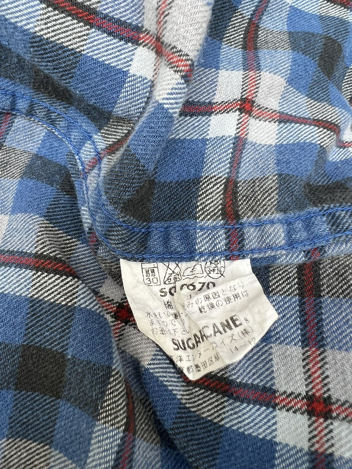 Sugar Cane Vintage Sugar Cane Japan Plaid Flannel Western Jacket Size US L / EU 52-54 / 3 - 18 Thumbnail