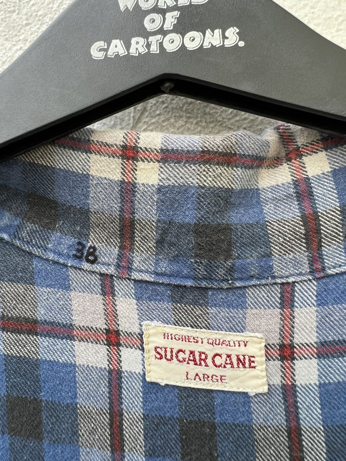 Sugar Cane Vintage Sugar Cane Japan Plaid Flannel Western Jacket Size US L / EU 52-54 / 3 - 17 Thumbnail