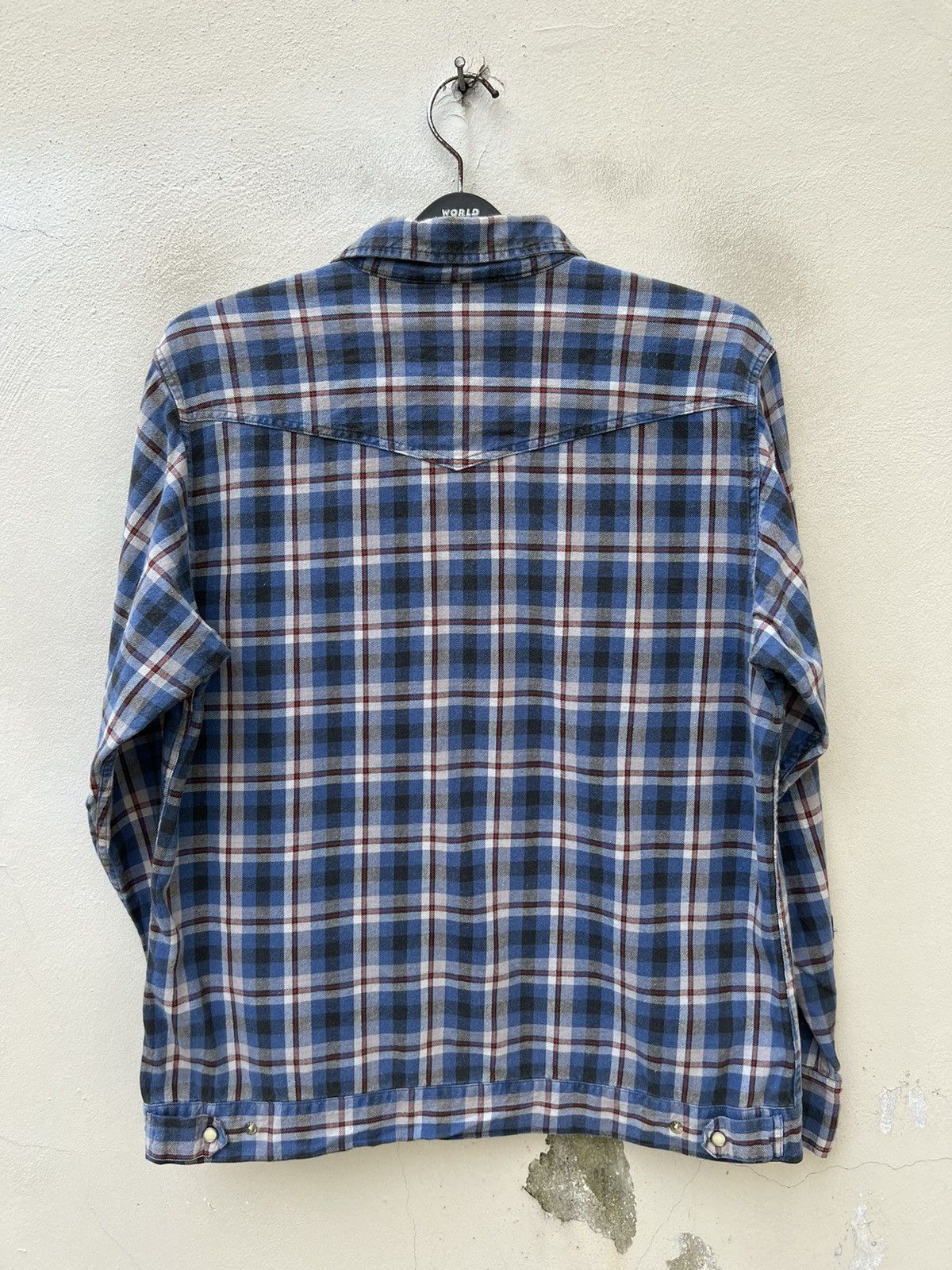 Sugar Cane Vintage Sugar Cane Japan Plaid Flannel Western Jacket Size US L / EU 52-54 / 3 - 13 Thumbnail