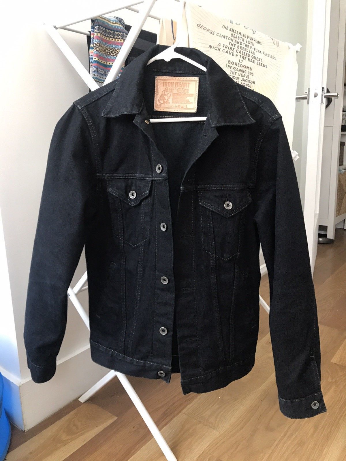 Iron Heart Iron Heart / Self Edge TYPEIIIBSP14 Overdyed Jacket 14.5oz Selvedge Denim Grailed