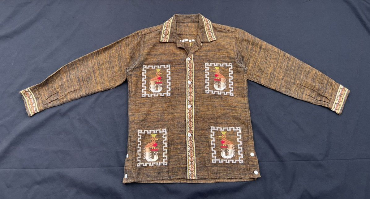 Vintage Vintage 70s Guatemalan Ethnic Embroidery 4 Pocket Shirt Size US M / EU 48-50 / 2 - 21 Thumbnail