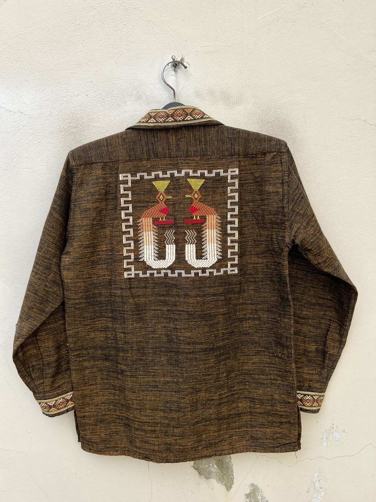 Vintage Vintage 70s Guatemalan Ethnic Embroidery 4 Pocket Shirt Size US M / EU 48-50 / 2 - 11 Thumbnail