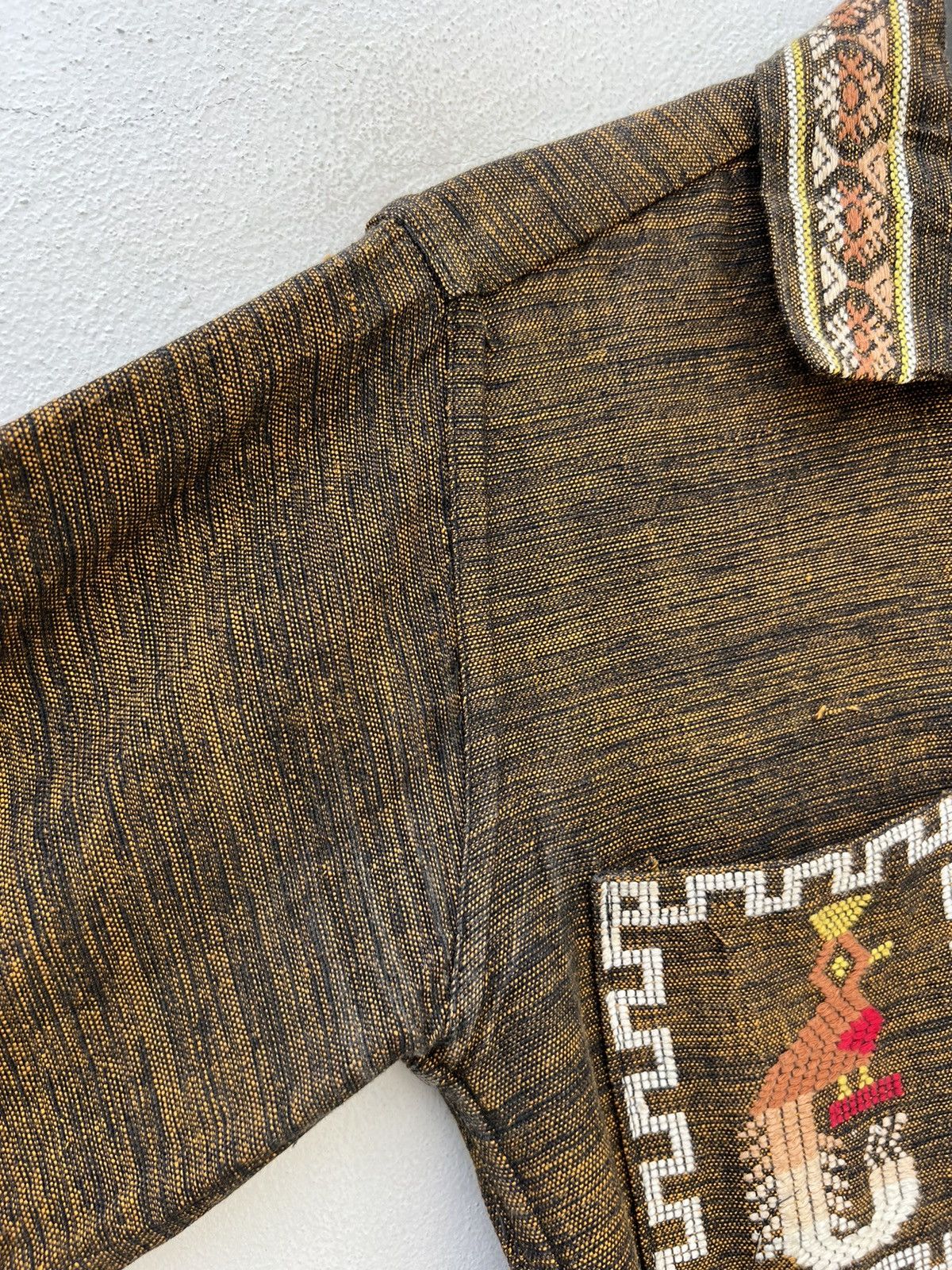 Vintage Vintage 70s Guatemalan Ethnic Embroidery 4 Pocket Shirt Size US M / EU 48-50 / 2 - 10 Thumbnail