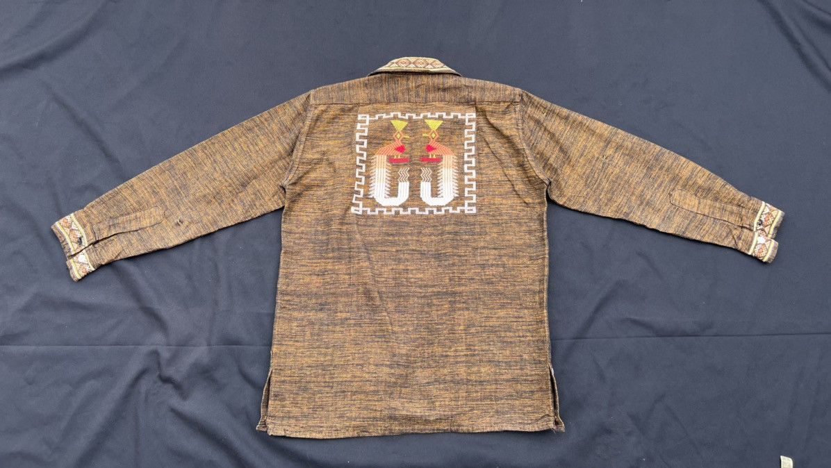 Vintage Vintage 70s Guatemalan Ethnic Embroidery 4 Pocket Shirt Size US M / EU 48-50 / 2 - 24 Thumbnail
