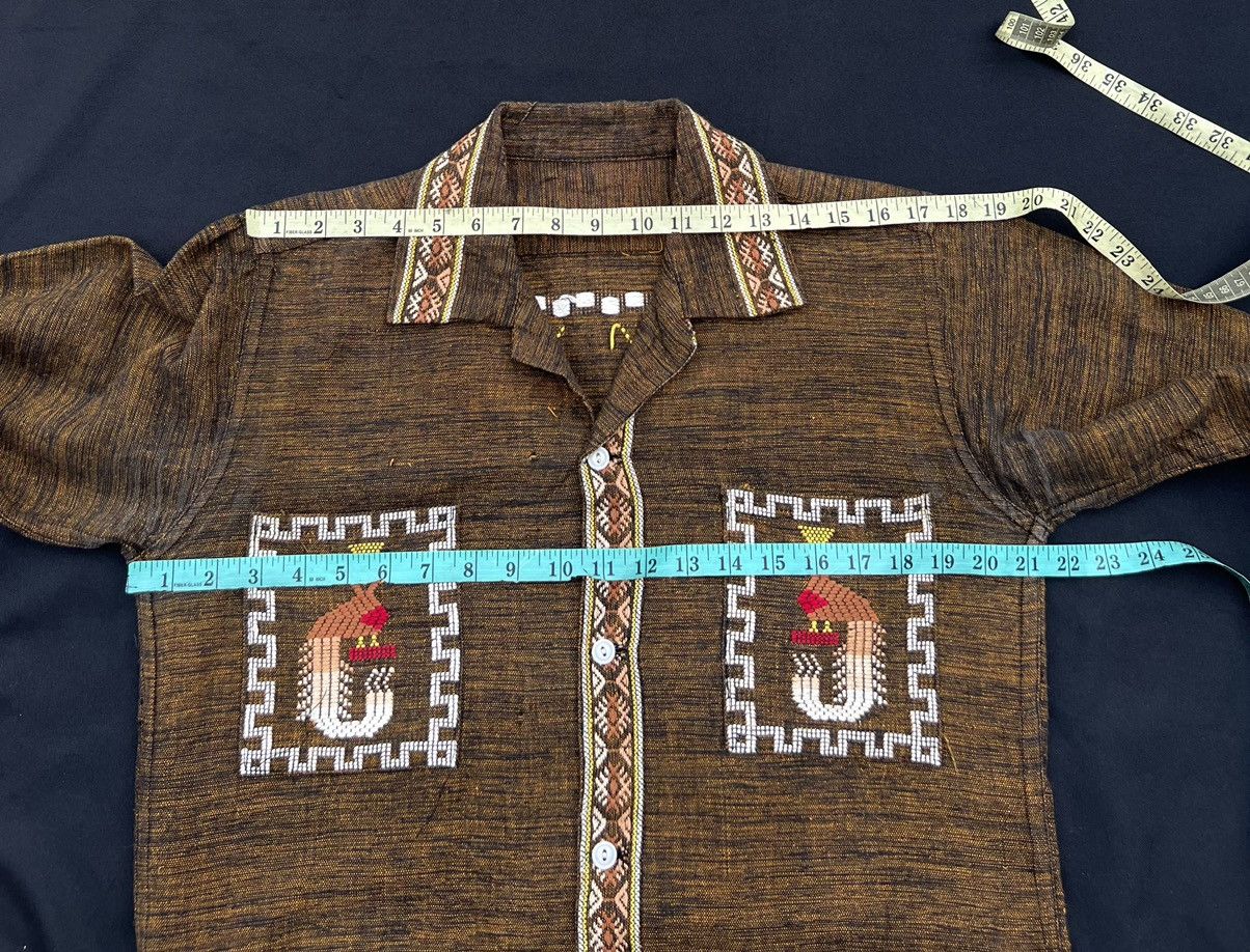 Vintage Vintage 70s Guatemalan Ethnic Embroidery 4 Pocket Shirt Size US M / EU 48-50 / 2 - 22 Thumbnail