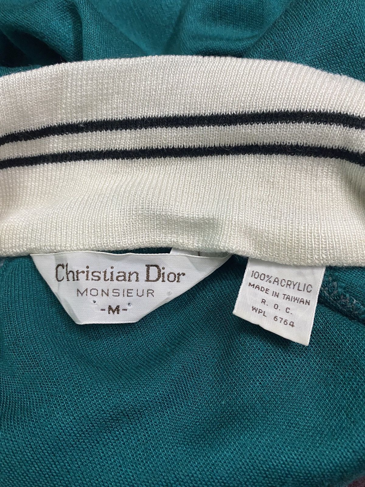 Christian Dior Monsieur × Vintage VINTAGE CHRISTIAN DIOR MONSIEUR EMBROIDERY DIOR SWEATER Size US L / EU 52-54 / 3 - 7 Thumbnail