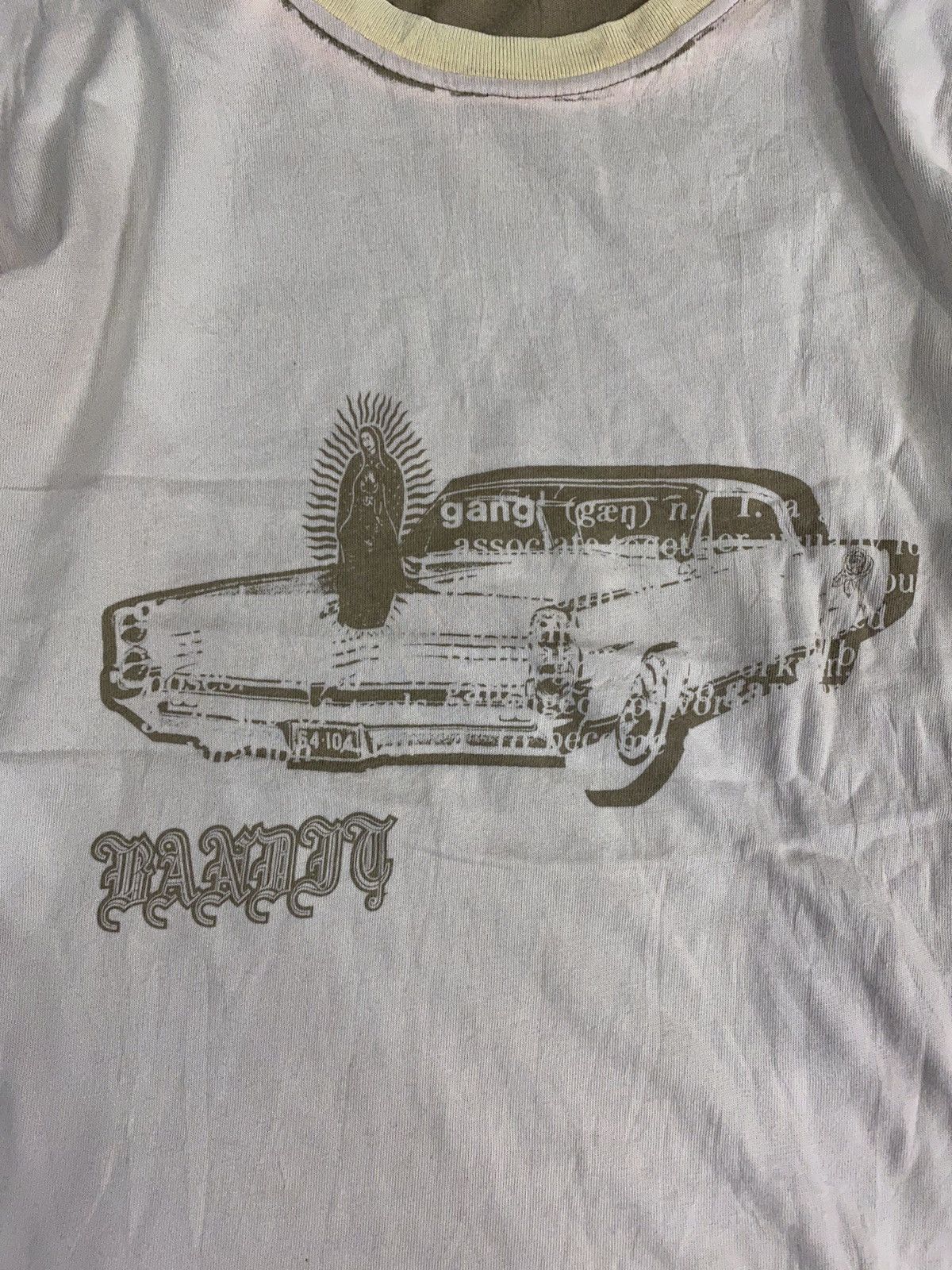 Japanese Brand × Paul Smith × Paul Smith Red Ear 90s BANDIT Mary gangsta rap car wash tee Size US S / EU 44-46 / 1 - 4 Thumbnail