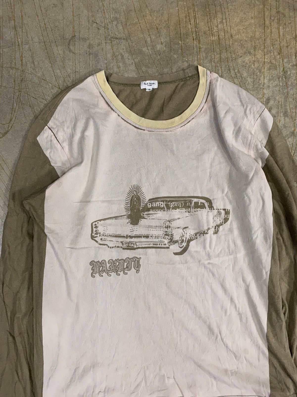 Japanese Brand × Paul Smith × Paul Smith Red Ear 90s BANDIT Mary gangsta rap car wash tee Size US S / EU 44-46 / 1 - 3 Thumbnail