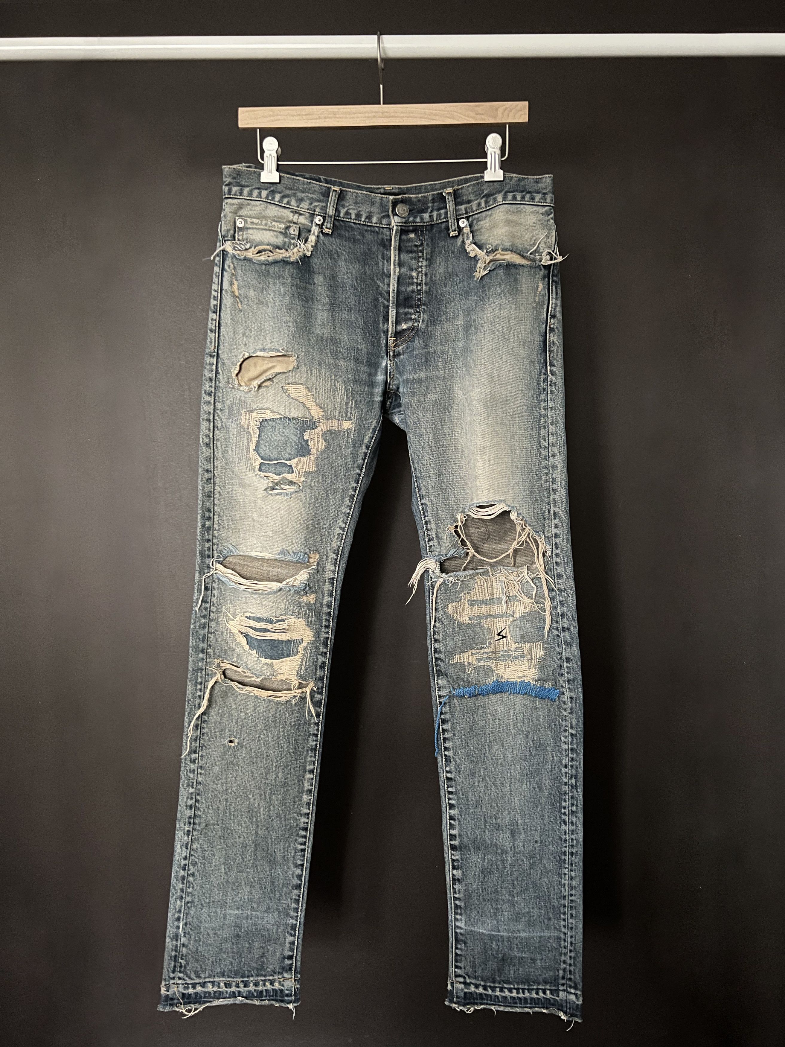 Undercover Undercover 68 Blue Yarn Denim Size 3 | Grailed