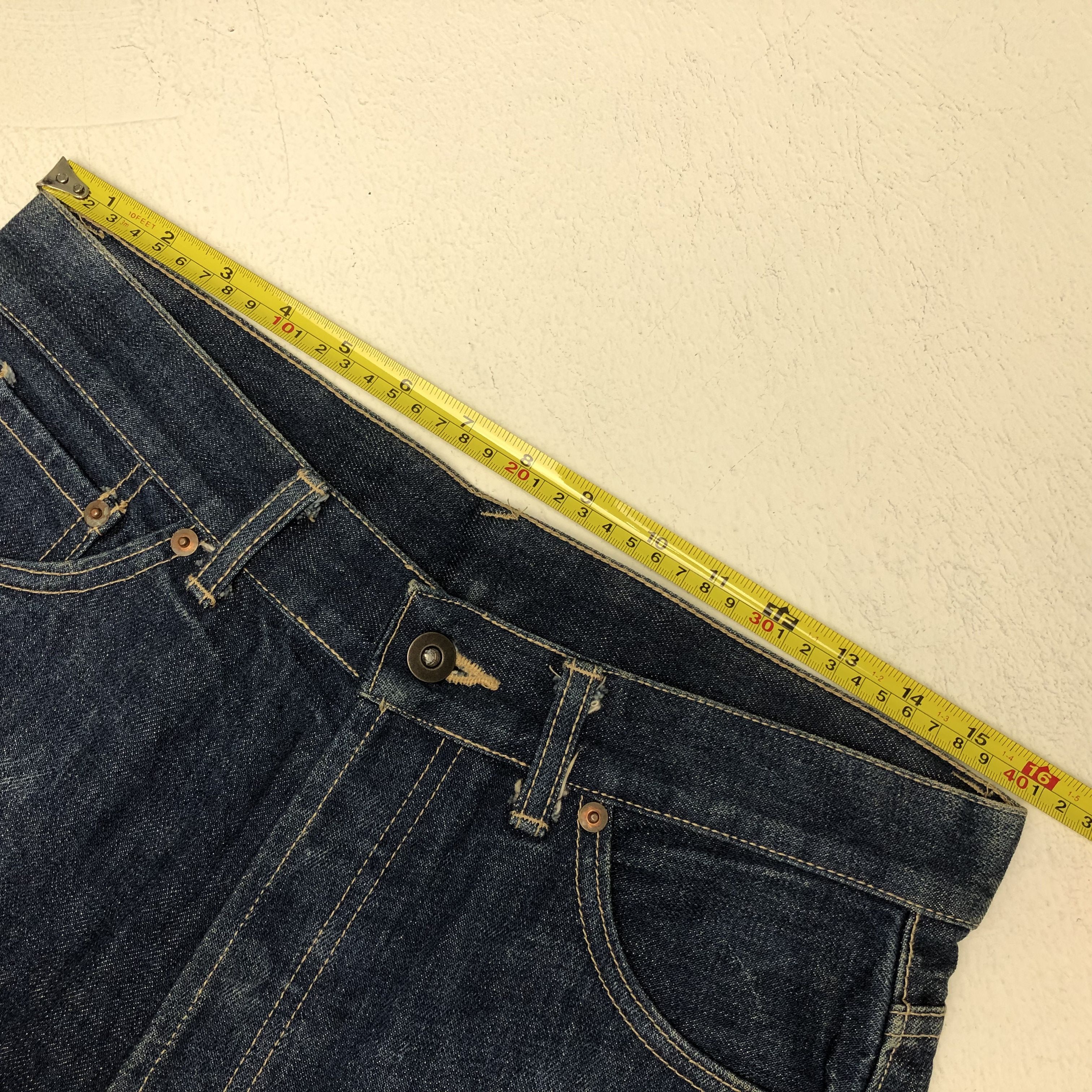 Japanese Brand × Vintage Vintage 90’s Evis Gold Custom Art Deisgn Style Denim Size US 32 / EU 48 - 7 Thumbnail