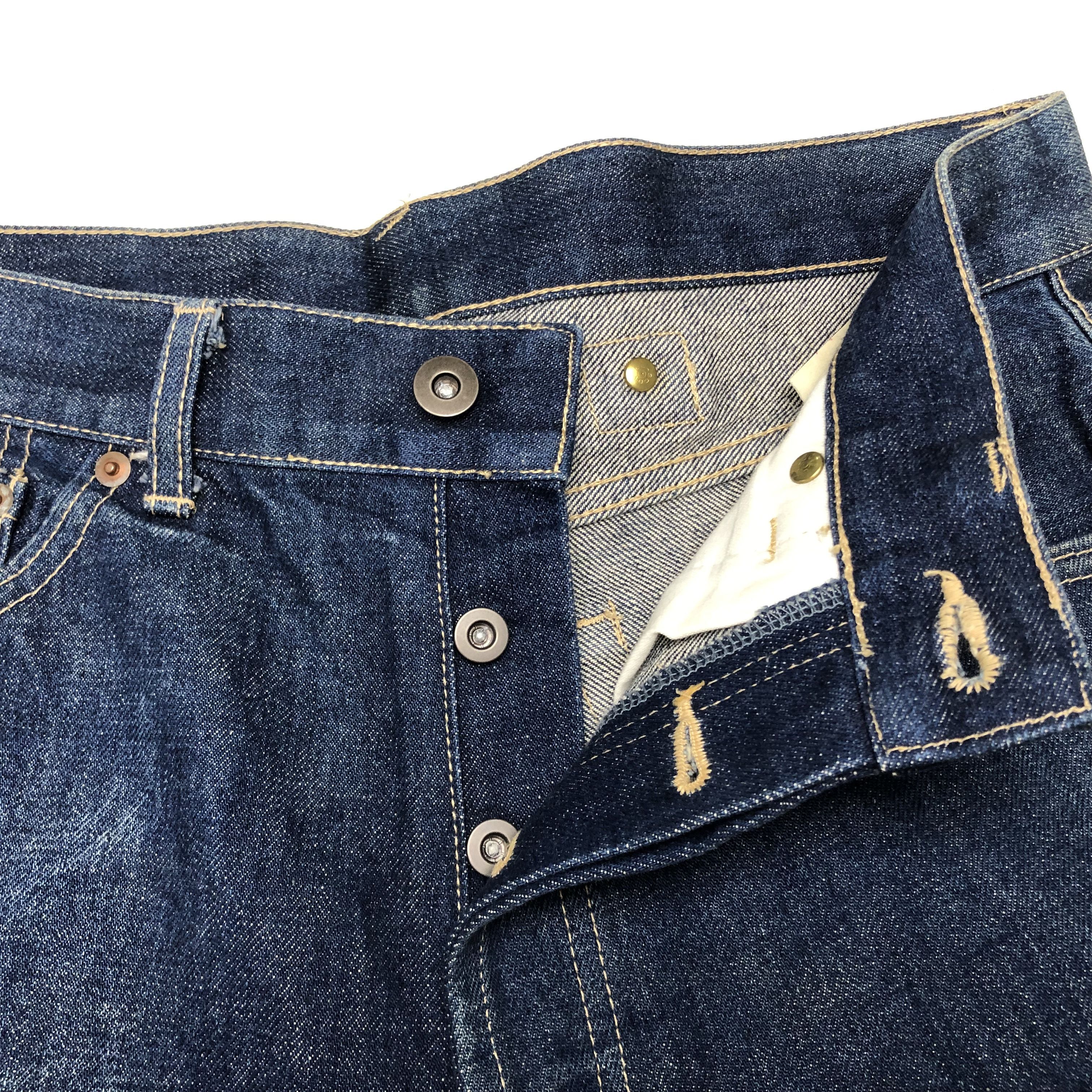 Japanese Brand × Vintage Vintage 90’s Evis Gold Custom Art Deisgn Style Denim Size US 32 / EU 48 - 13 Thumbnail