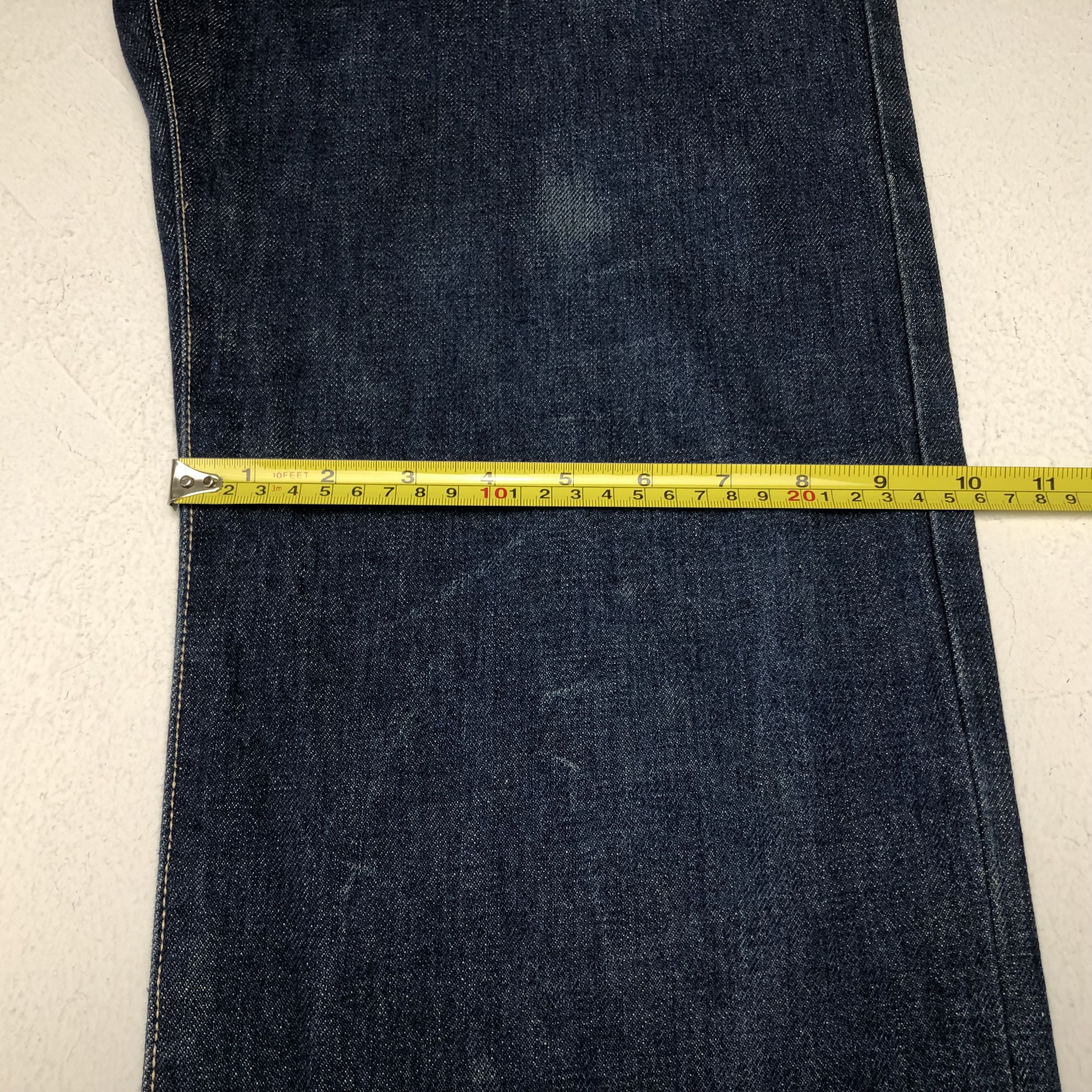Japanese Brand × Vintage Vintage 90’s Evis Gold Custom Art Deisgn Style Denim Size US 32 / EU 48 - 10 Thumbnail
