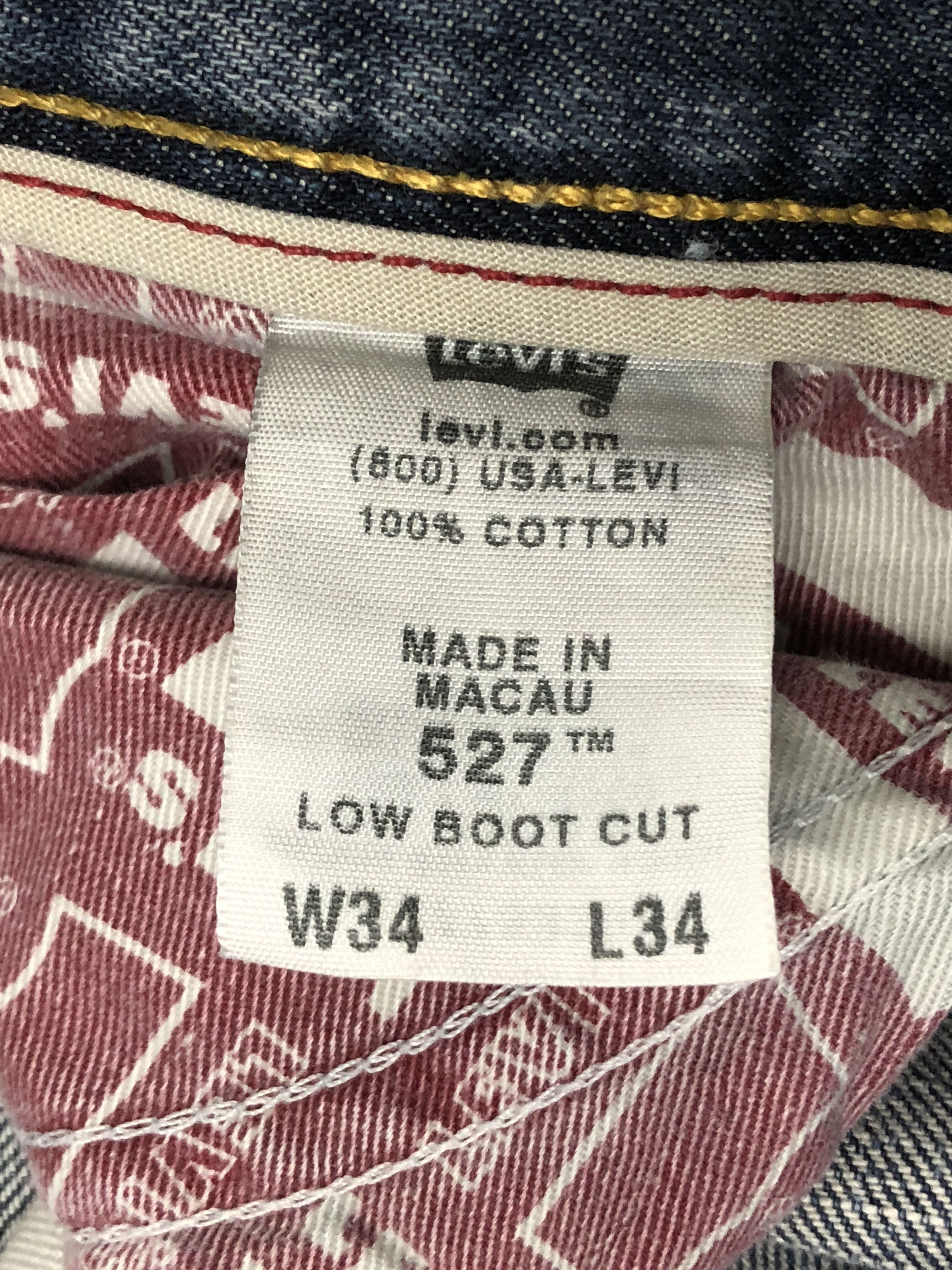 Levi's Vintage Levis 527 Flared Bootcut Jeans DPP0251 Size US 35 - 5 Thumbnail