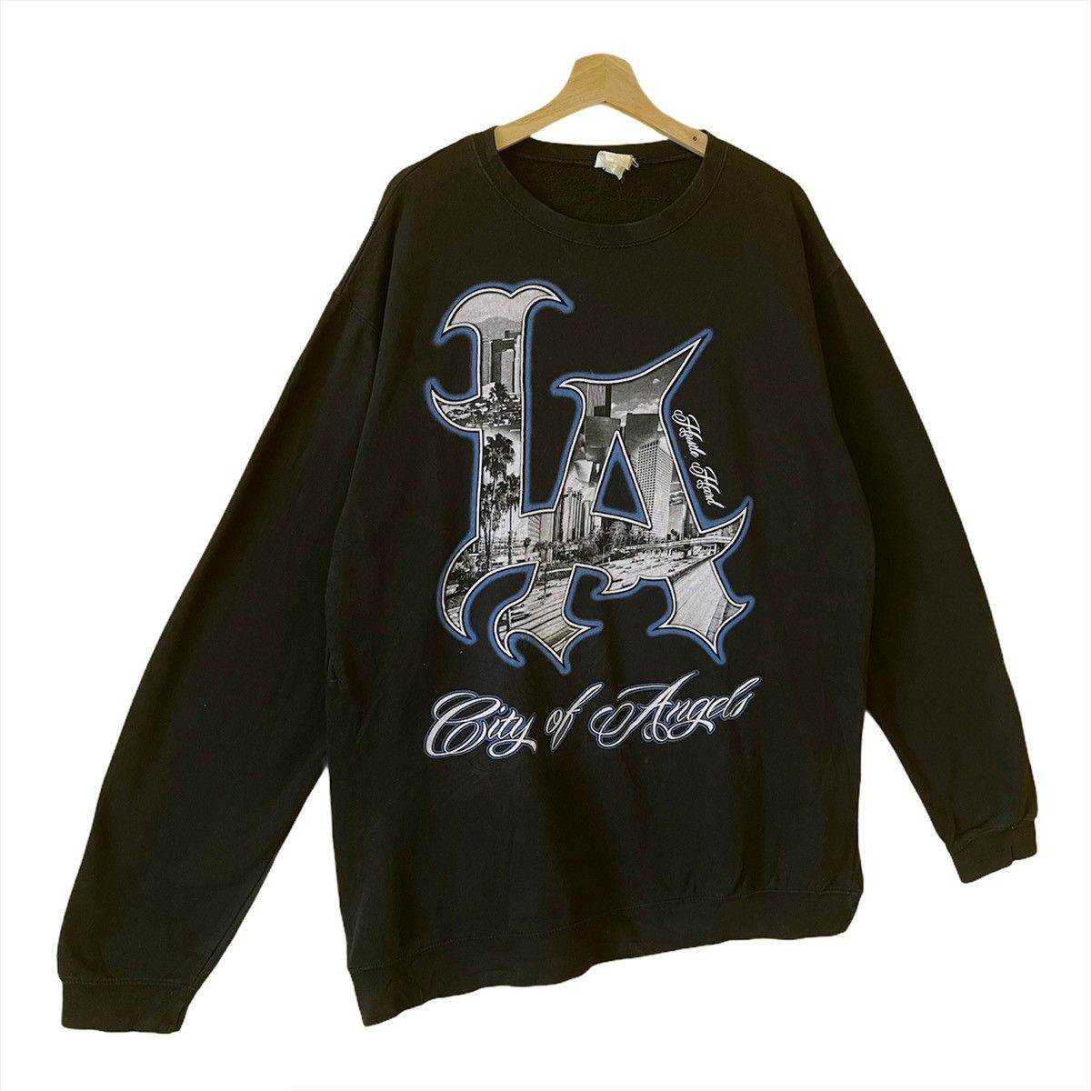 Vintage Los Angeles Printed Big Logo Sweatshirt Oversize L Size US L / EU 52-54 / 3 - 2 Thumbnail