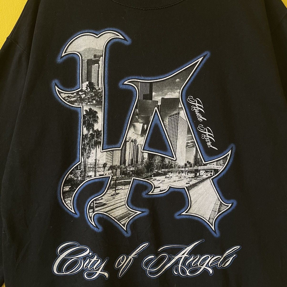 Vintage Los Angeles Printed Big Logo Sweatshirt Oversize L Size US L / EU 52-54 / 3 - 5 Thumbnail