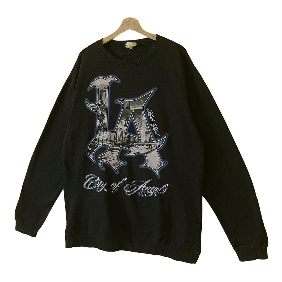 Vintage Los Angeles Printed Big Logo Sweatshirt Oversize L Size US L / EU 52-54 / 3 - 3 Thumbnail