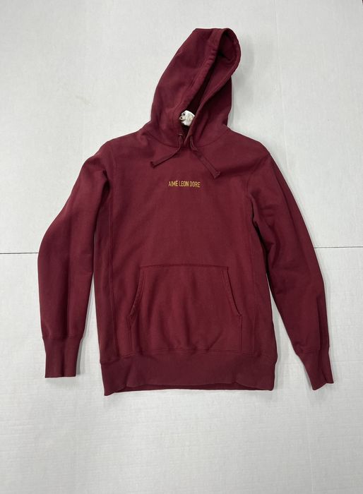 Aime Leon Dore Aime Leon Dore fw18 Maroon Uniform Hoodie | Grailed