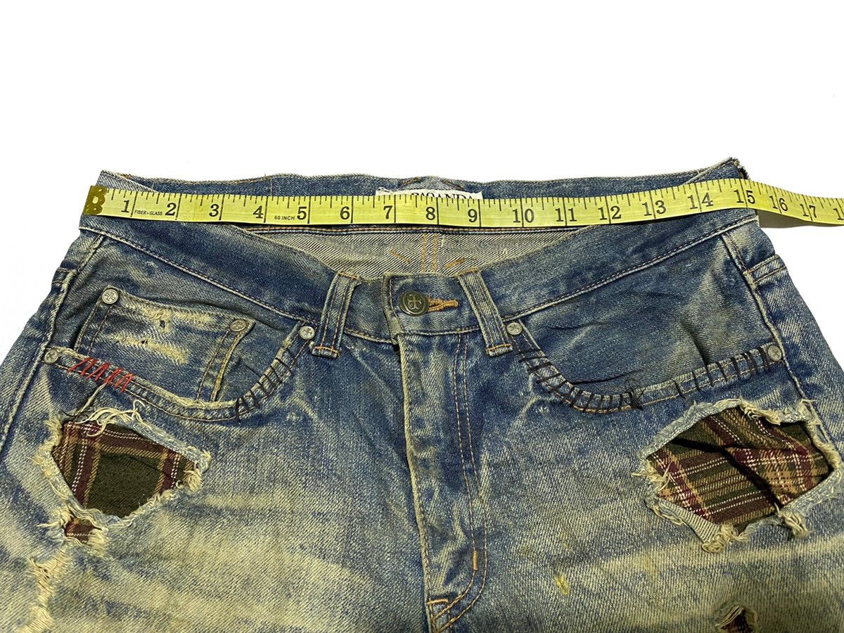 If Six Was Nine × Japanese Brand × Le Grande Bleu (L.G.B.) 🔥VERY RARE🔥Distressed/Patchwork Propa9anda Josh Fox Jeans Size US 30 / EU 46 - 14 Thumbnail