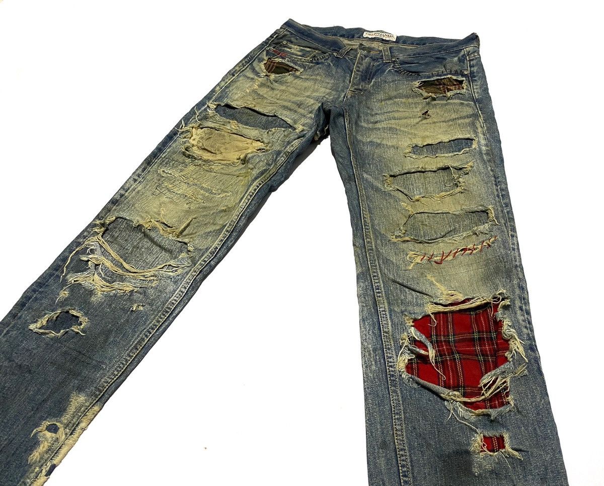 If Six Was Nine × Japanese Brand × Le Grande Bleu (L.G.B.) 🔥VERY RARE🔥Distressed/Patchwork Propa9anda Josh Fox Jeans Size US 30 / EU 46 - 4 Thumbnail