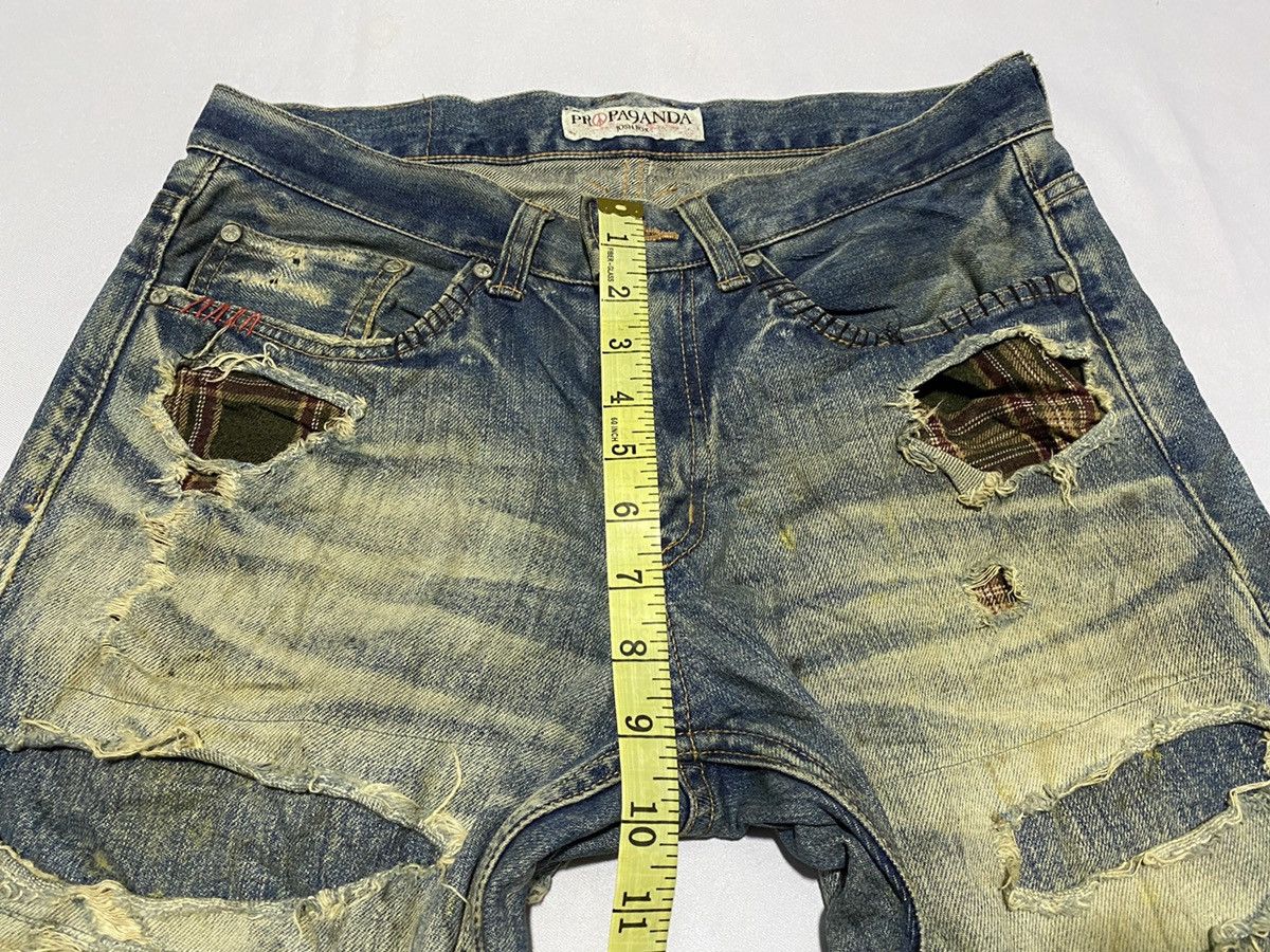 If Six Was Nine × Japanese Brand × Le Grande Bleu (L.G.B.) 🔥VERY RARE🔥Distressed/Patchwork Propa9anda Josh Fox Jeans Size US 30 / EU 46 - 20 Thumbnail
