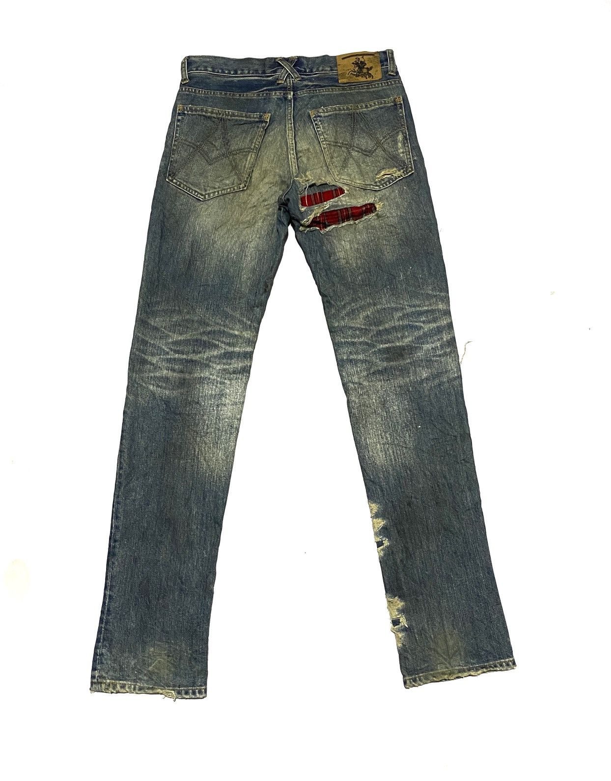 If Six Was Nine × Japanese Brand × Le Grande Bleu (L.G.B.) 🔥VERY RARE🔥Distressed/Patchwork Propa9anda Josh Fox Jeans Size US 30 / EU 46 - 2 Thumbnail