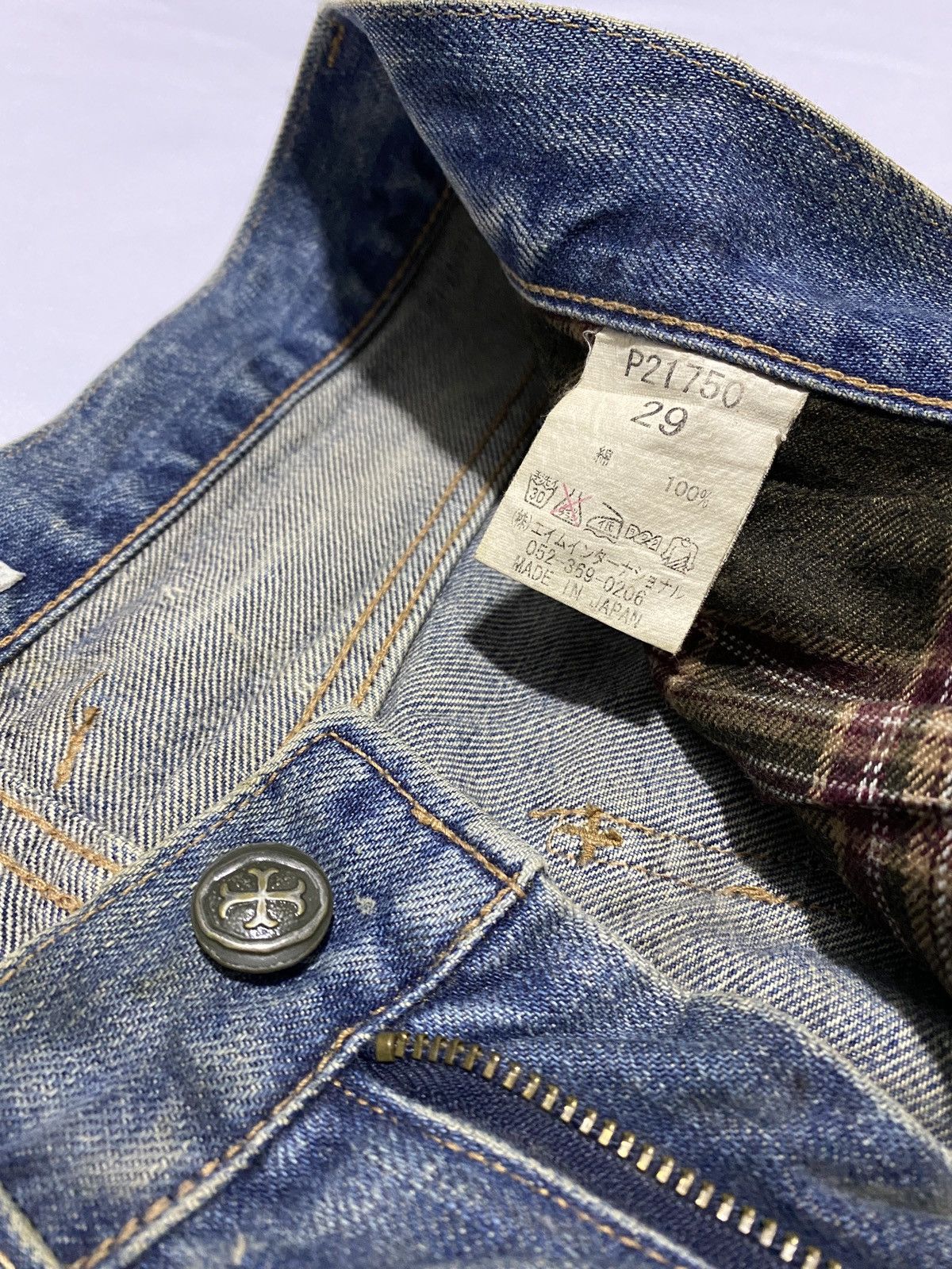 If Six Was Nine × Japanese Brand × Le Grande Bleu (L.G.B.) 🔥VERY RARE🔥Distressed/Patchwork Propa9anda Josh Fox Jeans Size US 30 / EU 46 - 11 Thumbnail