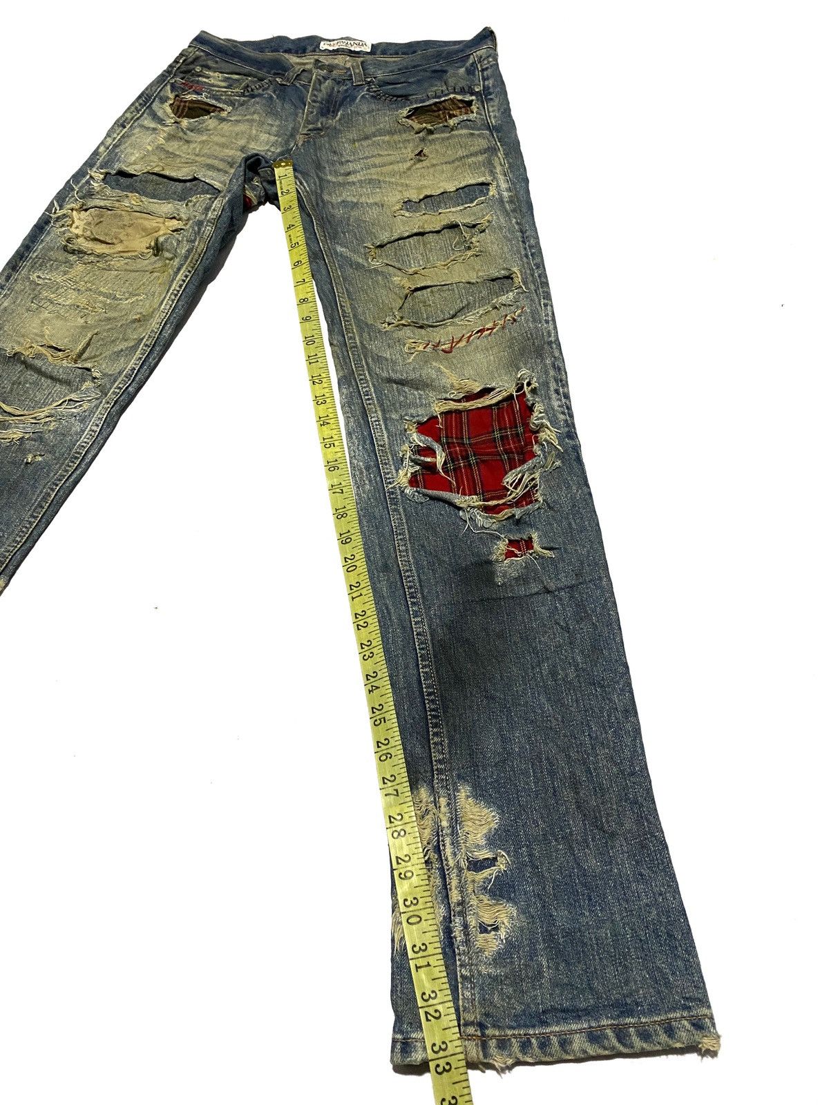 If Six Was Nine × Japanese Brand × Le Grande Bleu (L.G.B.) 🔥VERY RARE🔥Distressed/Patchwork Propa9anda Josh Fox Jeans Size US 30 / EU 46 - 16 Thumbnail