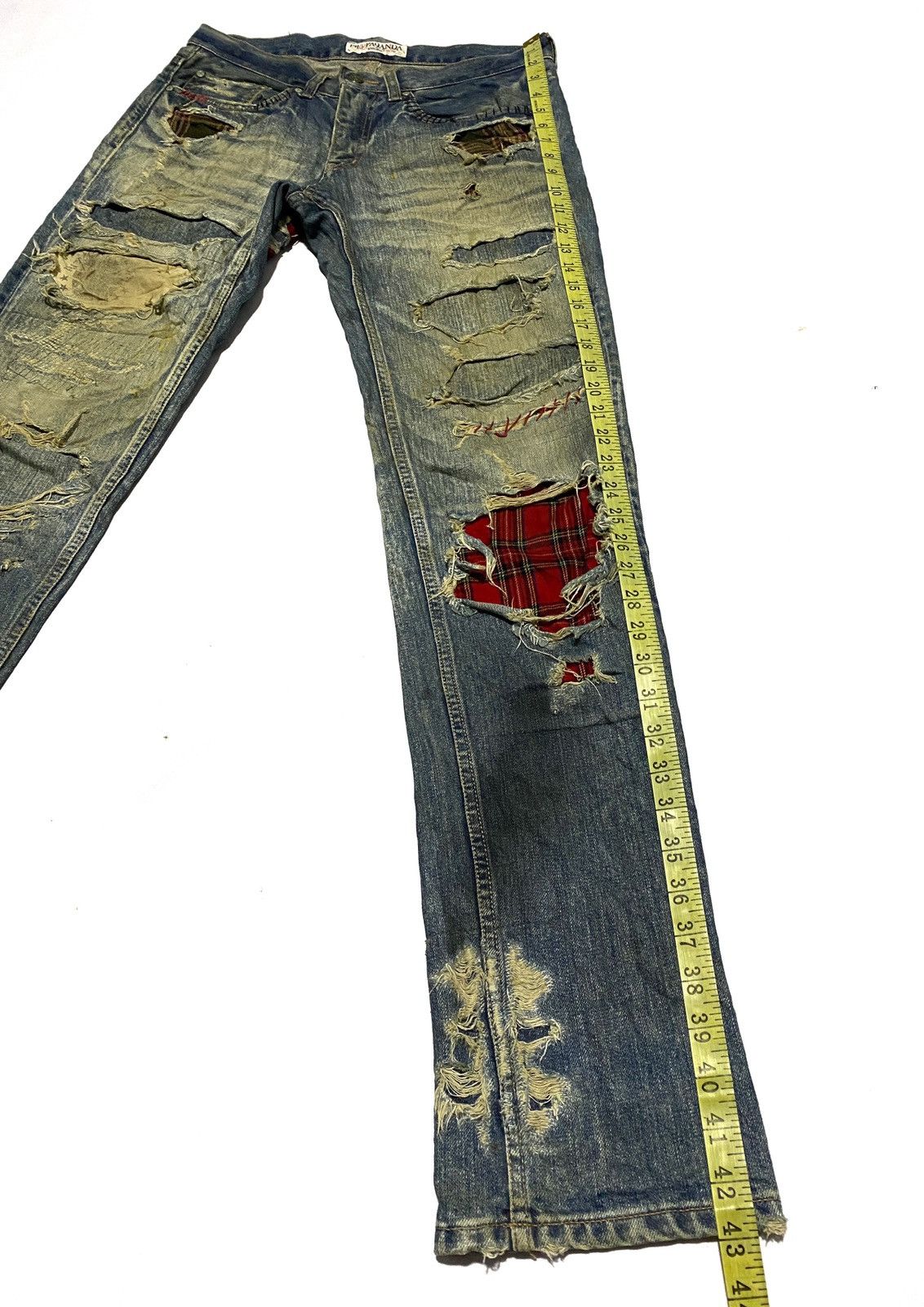 If Six Was Nine × Japanese Brand × Le Grande Bleu (L.G.B.) 🔥VERY RARE🔥Distressed/Patchwork Propa9anda Josh Fox Jeans Size US 30 / EU 46 - 15 Thumbnail