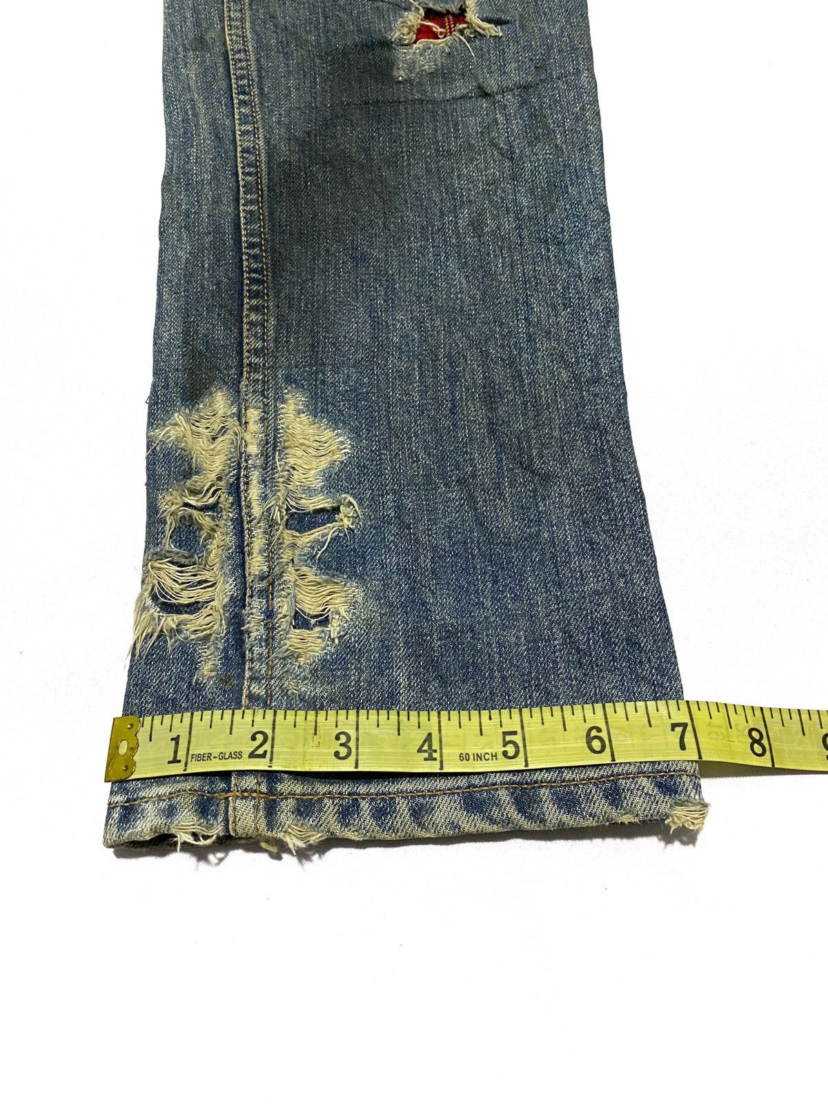 If Six Was Nine × Japanese Brand × Le Grande Bleu (L.G.B.) 🔥VERY RARE🔥Distressed/Patchwork Propa9anda Josh Fox Jeans Size US 30 / EU 46 - 19 Thumbnail