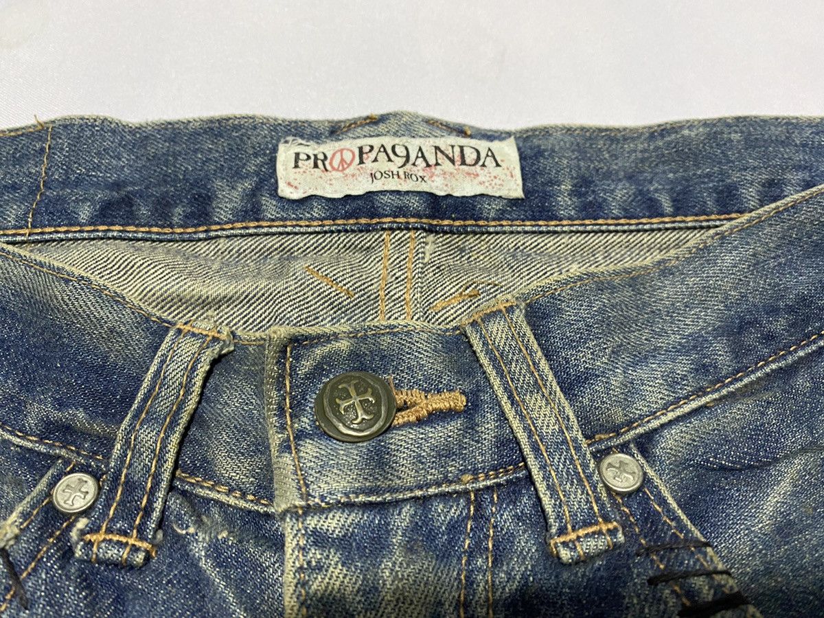 If Six Was Nine × Japanese Brand × Le Grande Bleu (L.G.B.) 🔥VERY RARE🔥Distressed/Patchwork Propa9anda Josh Fox Jeans Size US 30 / EU 46 - 10 Thumbnail