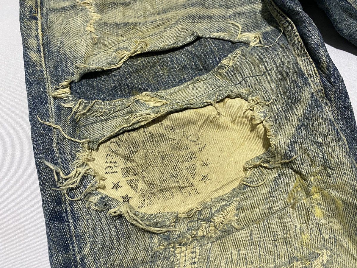 If Six Was Nine × Japanese Brand × Le Grande Bleu (L.G.B.) 🔥VERY RARE🔥Distressed/Patchwork Propa9anda Josh Fox Jeans Size US 30 / EU 46 - 13 Thumbnail