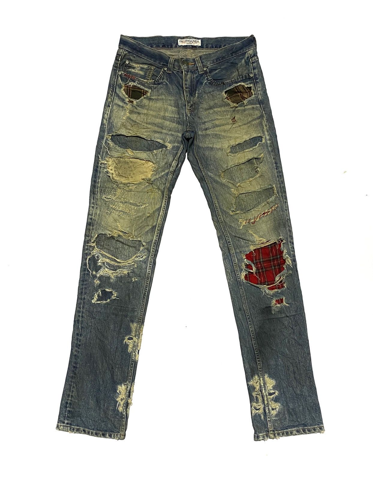 If Six Was Nine × Japanese Brand × Le Grande Bleu (L.G.B.) 🔥VERY RARE🔥Distressed/Patchwork Propa9anda Josh Fox Jeans Size US 30 / EU 46 - 1 Thumbnail