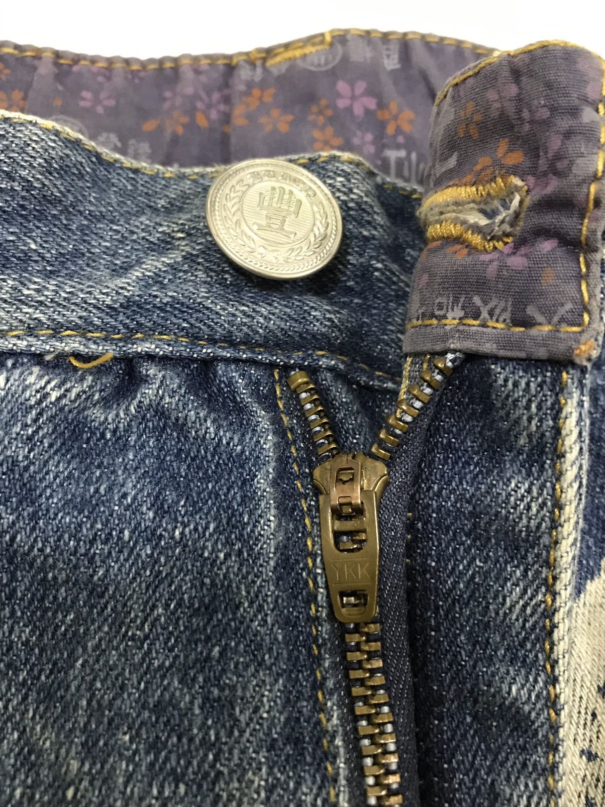 Japanese Brand Vintage Buden Jeans Distressed Design Size US 31 - 5 Thumbnail