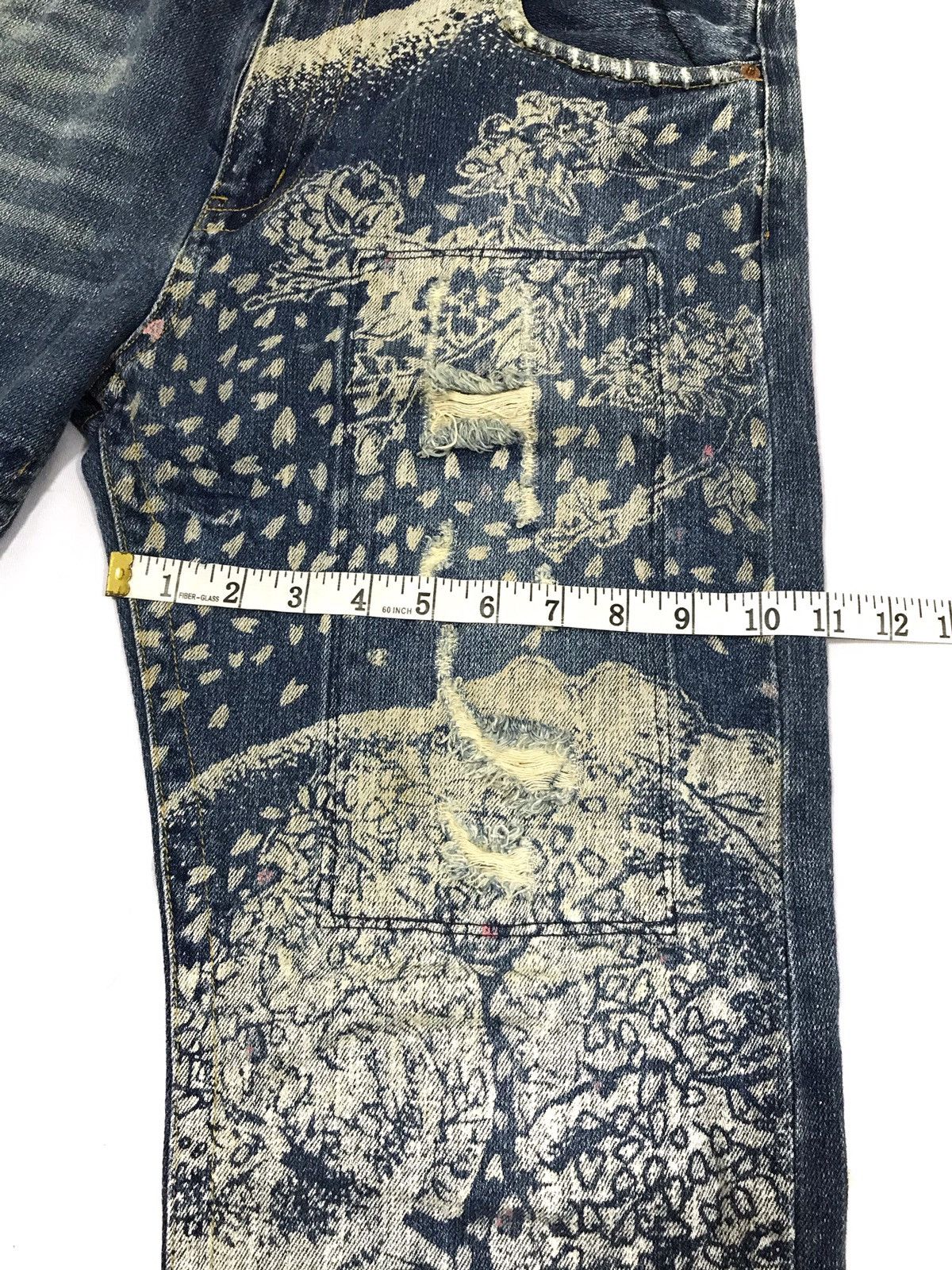 Japanese Brand Vintage Buden Jeans Distressed Design Size US 31 - 11 Thumbnail