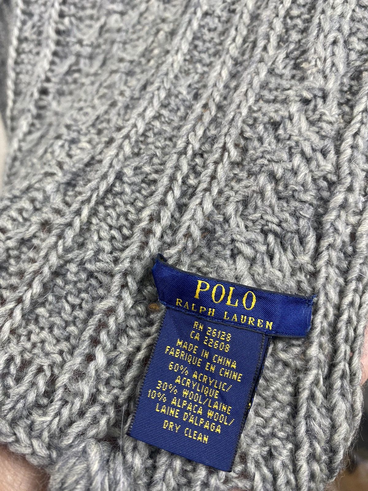 Polo Ralph Lauren Polo Ralph Lauren Winter Knit Scarf Muffler Size ONE SIZE - 3 Thumbnail