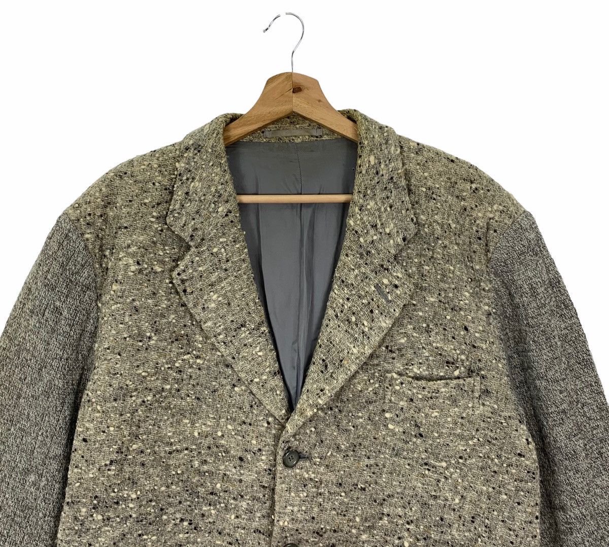 Lanvin Vintage Lanvin Wool Coat Button Jacket Size US XL / EU 56 / 4 - 2 Thumbnail